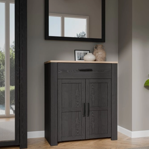 Szafka na buty Dąb Riviera / Dąb Cabezone